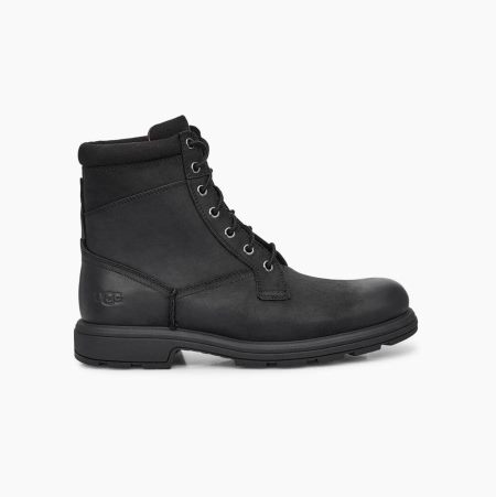 UGG Biltmore Black Work Boots for Men (SCAM50247)